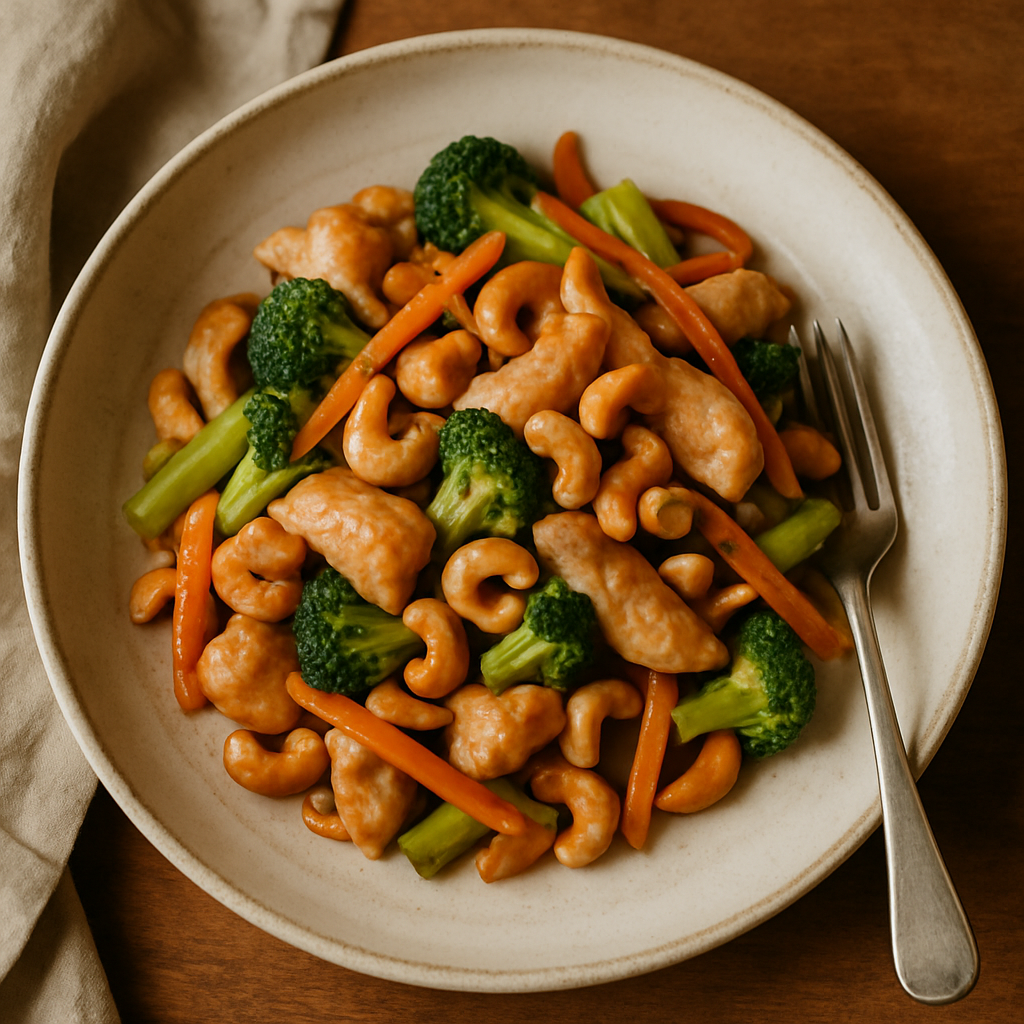 Chicken Stir-Fry with Cashews