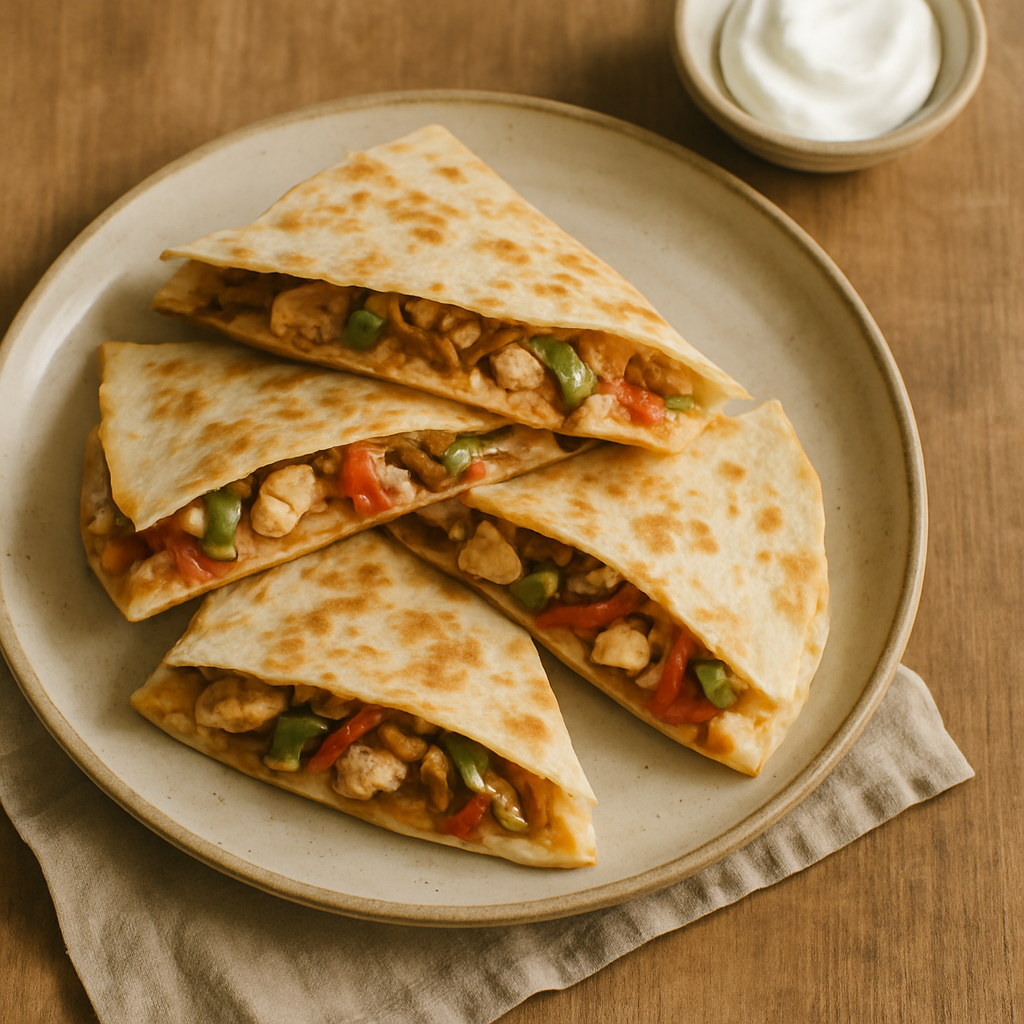 Classic Chicken Quesadillas