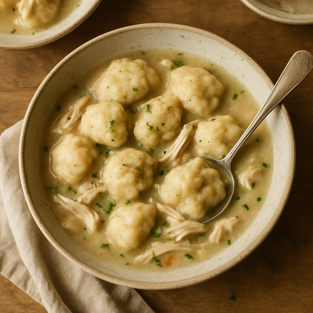 Classic Southern Chicken and Dumplings
