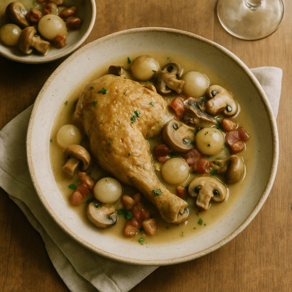 Coq au Vin Blanc