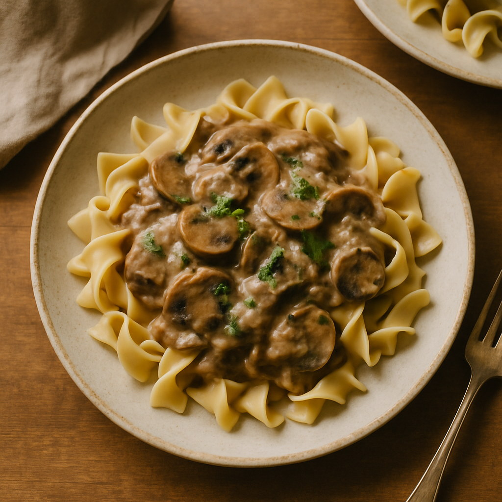 Mushroom Stroganoff